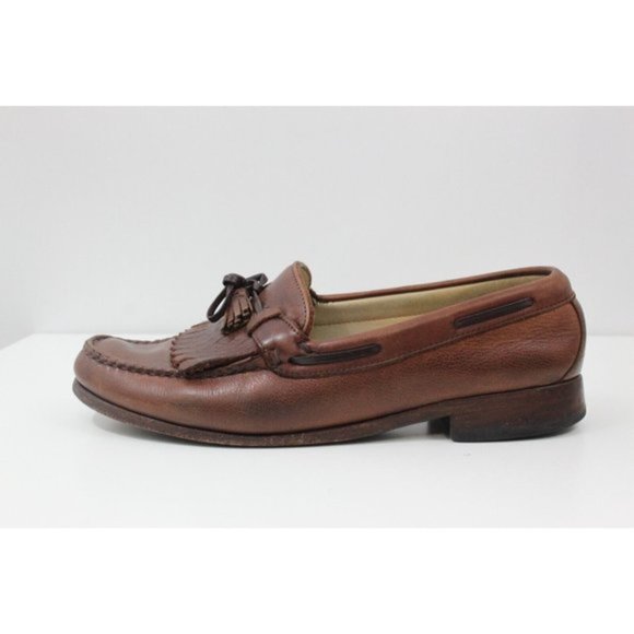 Allen Edmonds Men Shoes Loafer Classic Kiltie Dress Leather - Picture 7 of 11